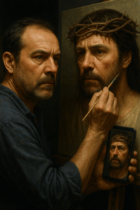 “Egad! You Painted Yourself as Jesus!”